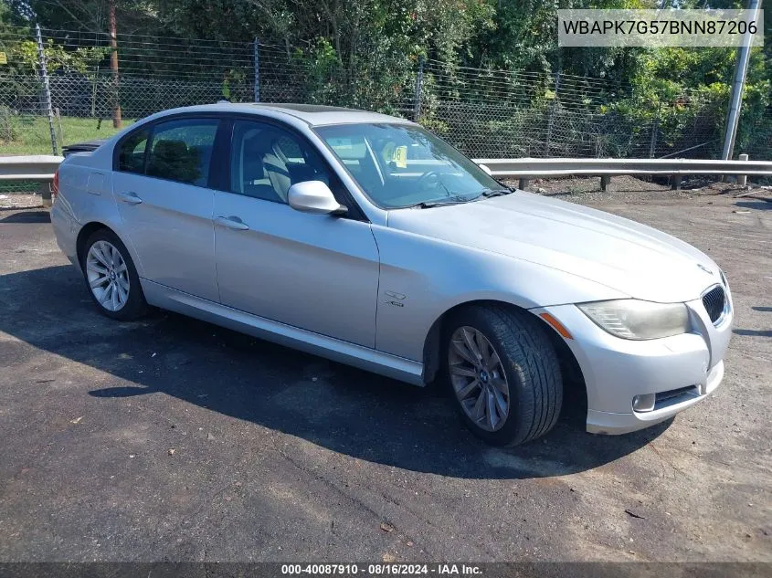 WBAPK7G57BNN87206 2011 BMW 328I xDrive