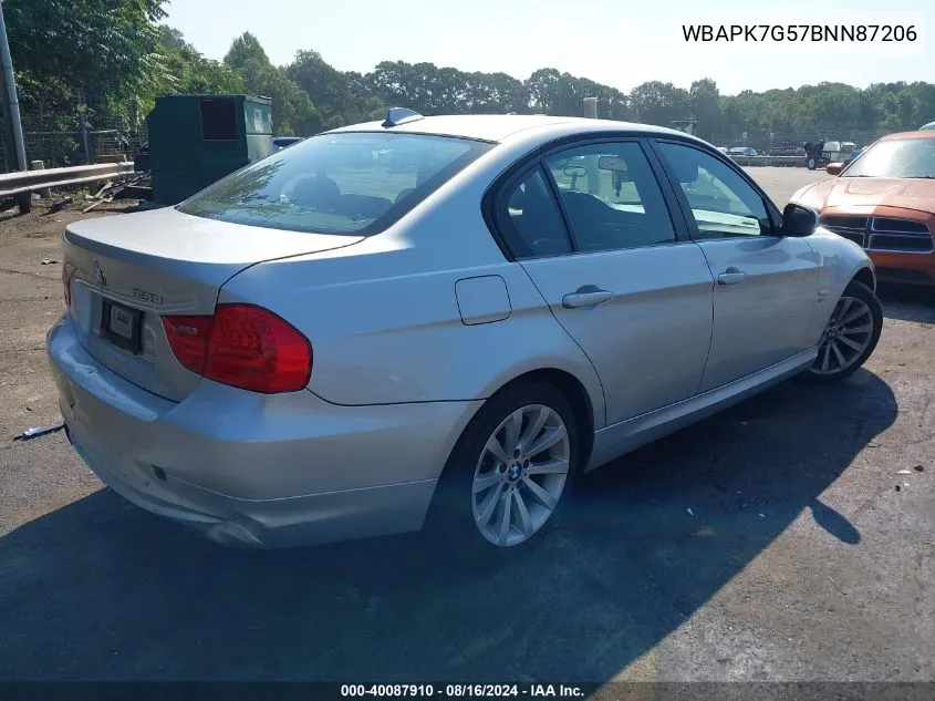 WBAPK7G57BNN87206 2011 BMW 328I xDrive