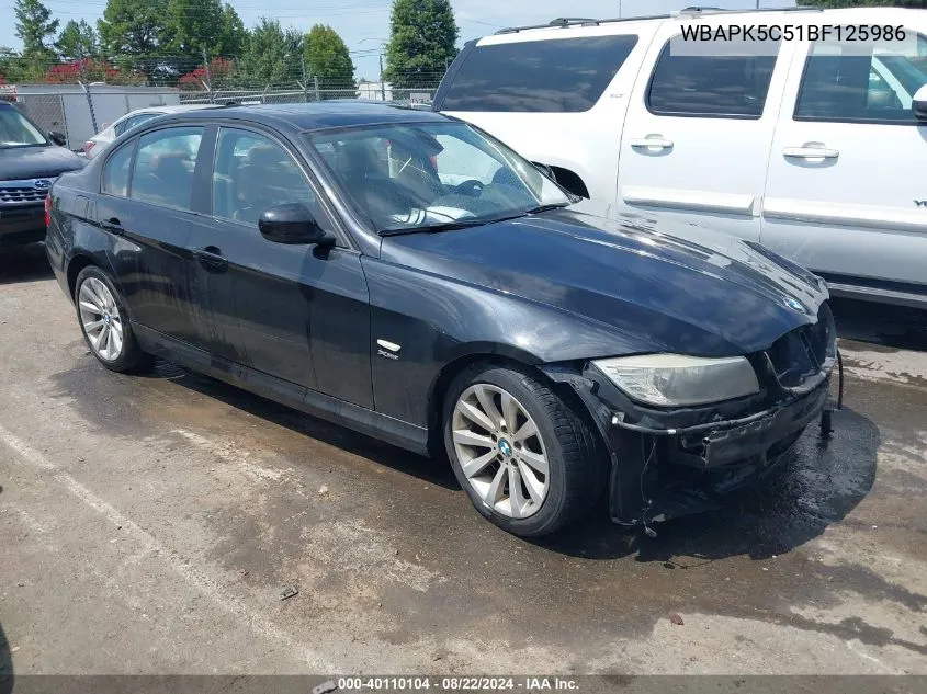 WBAPK5C51BF125986 2011 BMW 328I xDrive