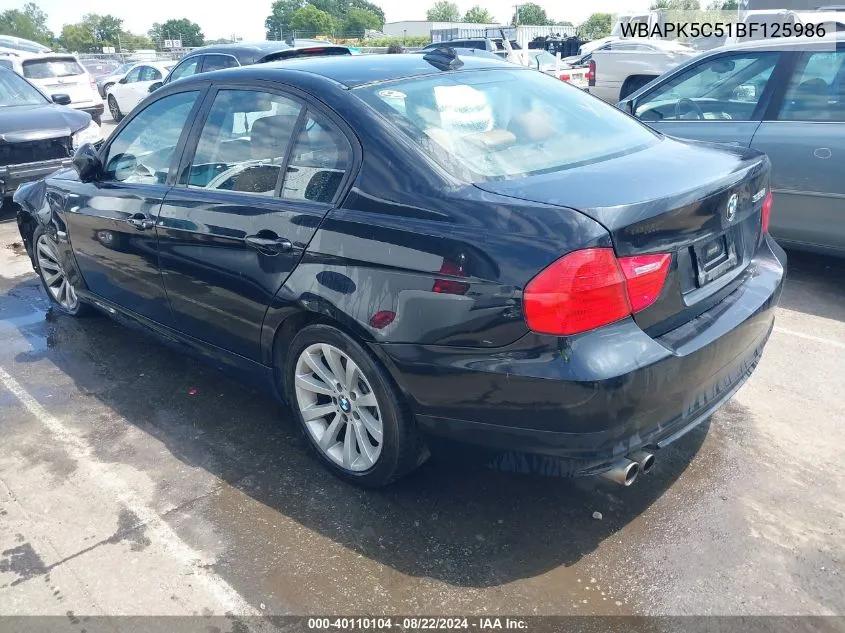 WBAPK5C51BF125986 2011 BMW 328I xDrive