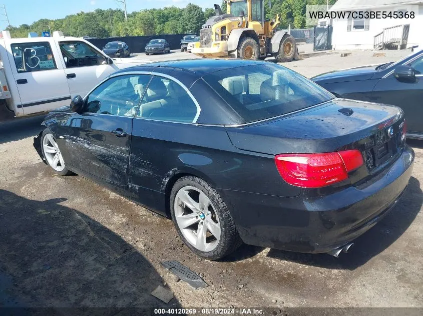 2011 BMW 328I VIN: WBADW7C53BE545368 Lot: 40120269