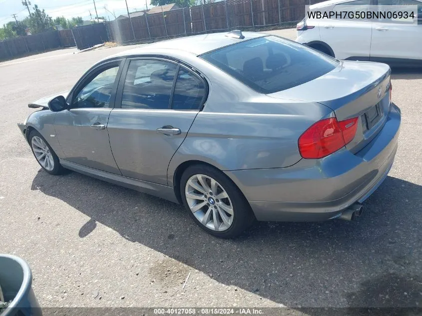 WBAPH7G50BNN06934 2011 BMW 328I