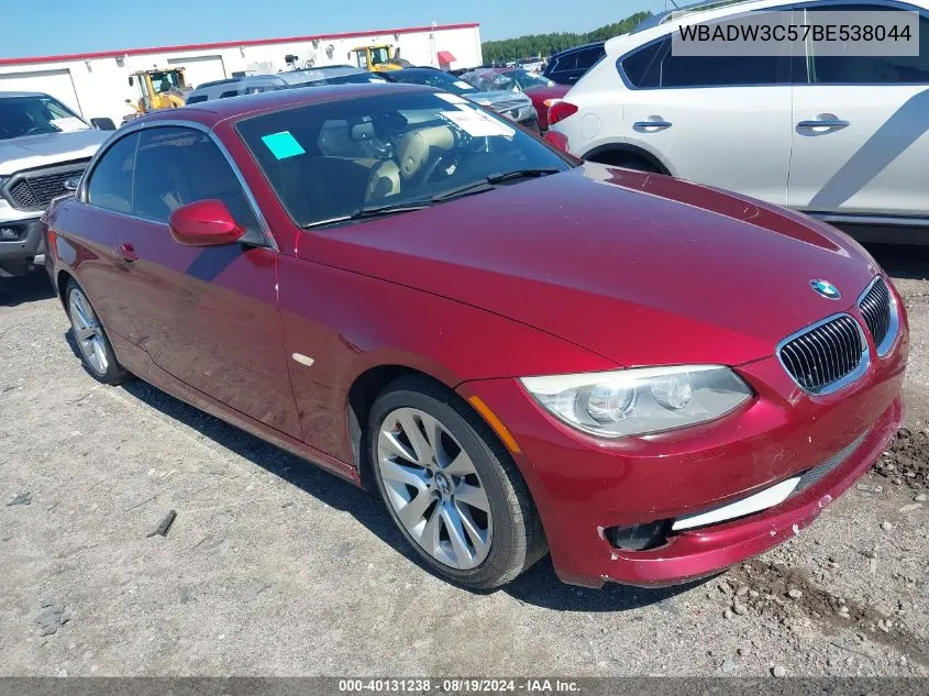 2011 BMW 328I VIN: WBADW3C57BE538044 Lot: 40131238