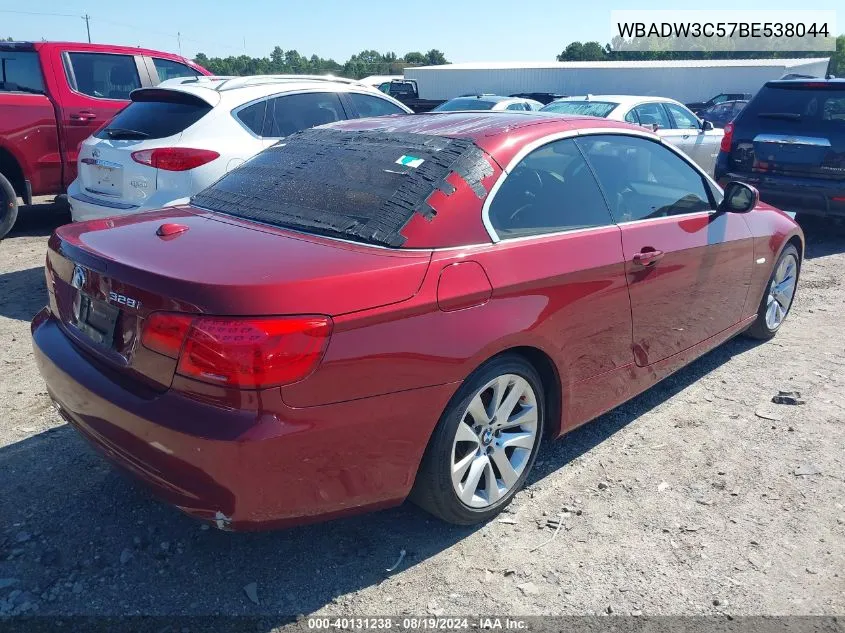 2011 BMW 328I VIN: WBADW3C57BE538044 Lot: 40131238