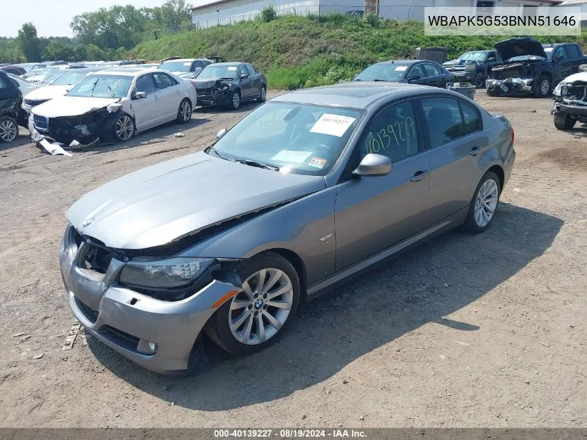 WBAPK5G53BNN51646 2011 BMW 328I xDrive