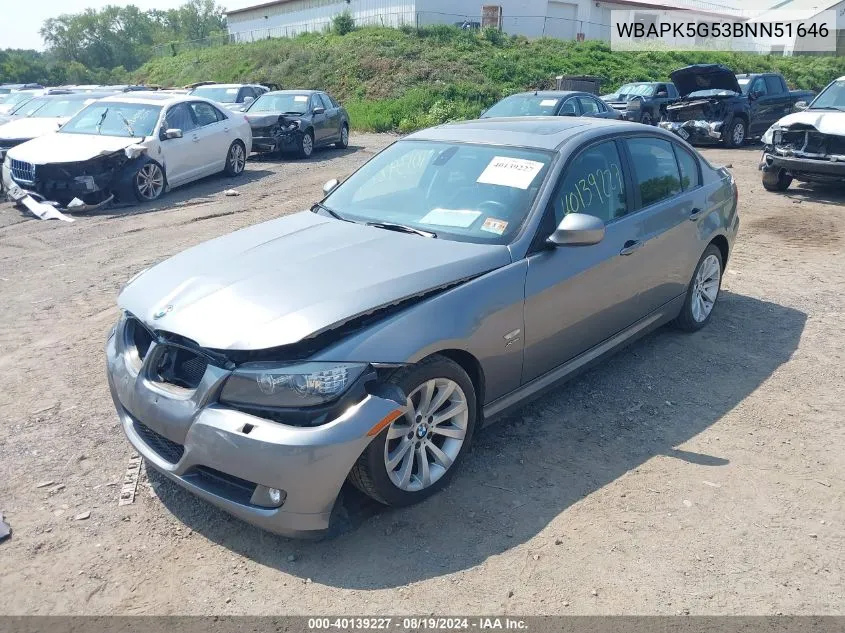 WBAPK5G53BNN51646 2011 BMW 328I xDrive