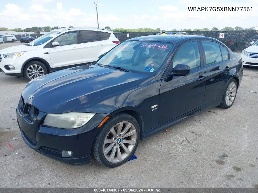 WBAPK7G5XBNN77561 2011 BMW 328I xDrive