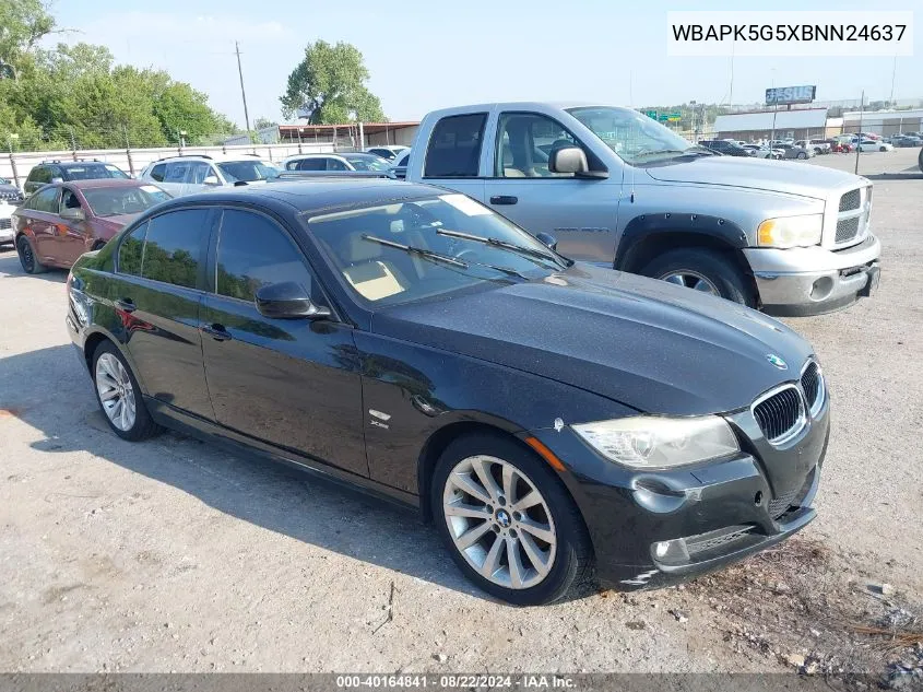 2011 BMW 328I xDrive VIN: WBAPK5G5XBNN24637 Lot: 40164841