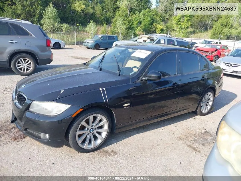 2011 BMW 328I xDrive VIN: WBAPK5G5XBNN24637 Lot: 40164841