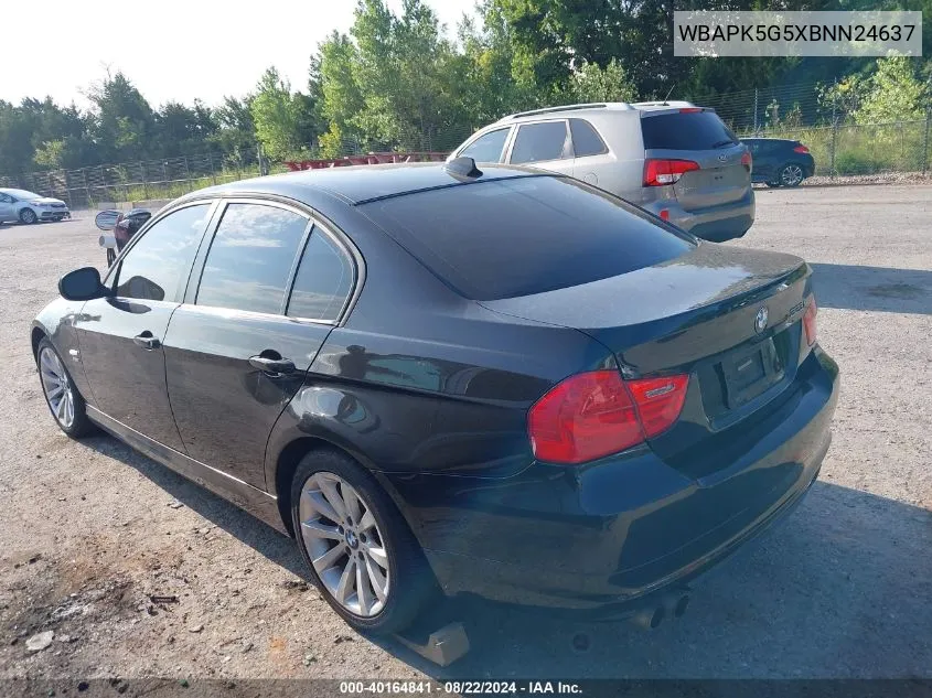 2011 BMW 328I xDrive VIN: WBAPK5G5XBNN24637 Lot: 40164841