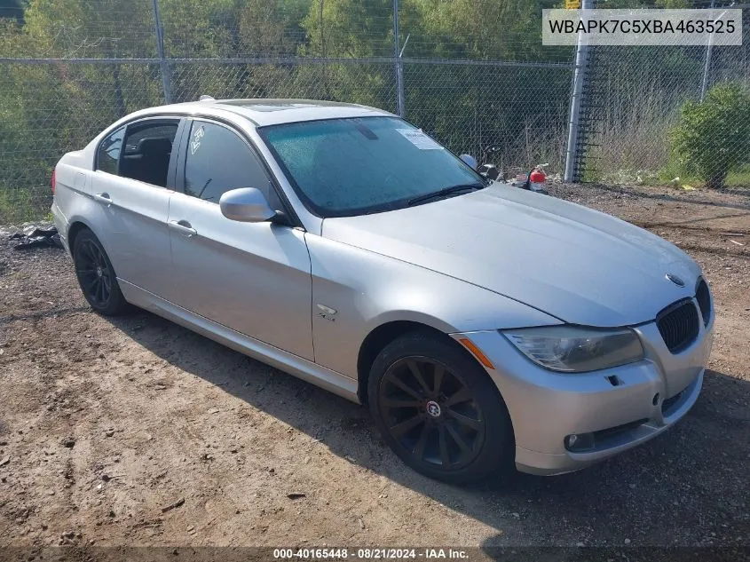 2011 BMW 328I xDrive VIN: WBAPK7C5XBA463525 Lot: 40165448