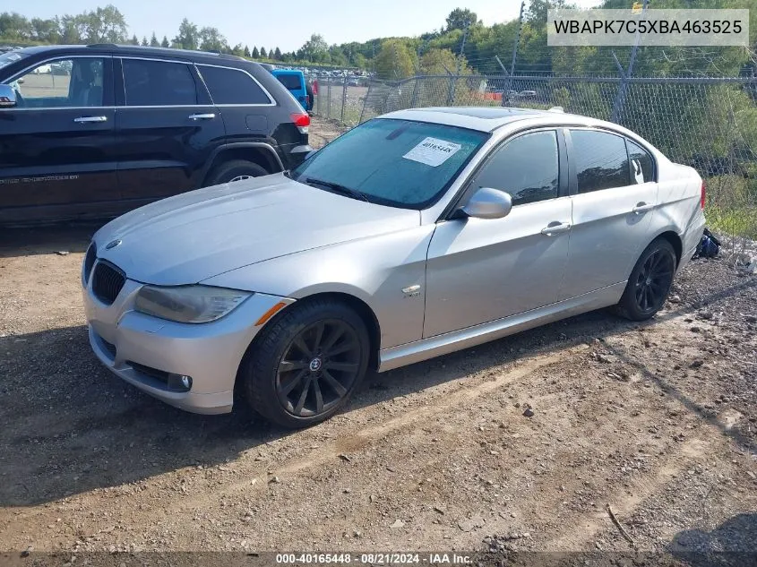 2011 BMW 328I xDrive VIN: WBAPK7C5XBA463525 Lot: 40165448