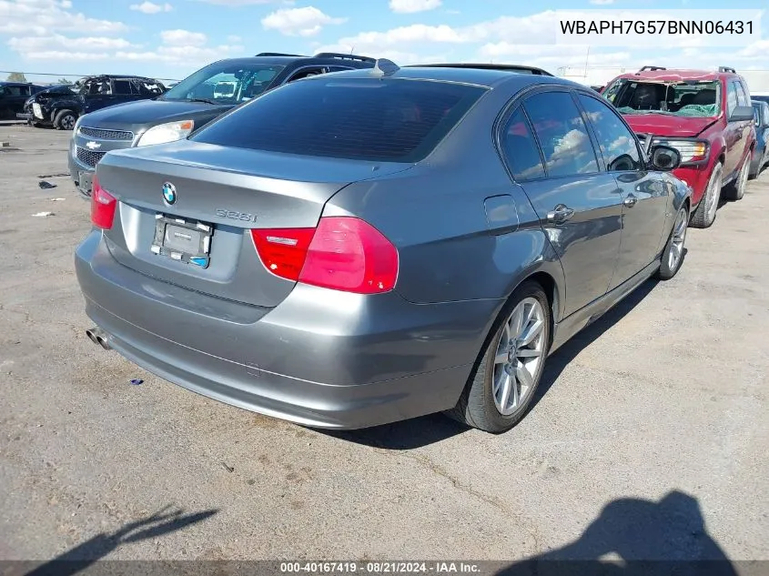 2011 BMW 328 I VIN: WBAPH7G57BNN06431 Lot: 40167419