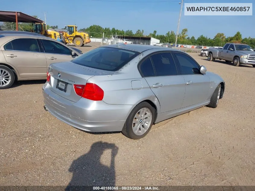 2011 BMW 328I VIN: WBAPH7C5XBE460857 Lot: 40188365