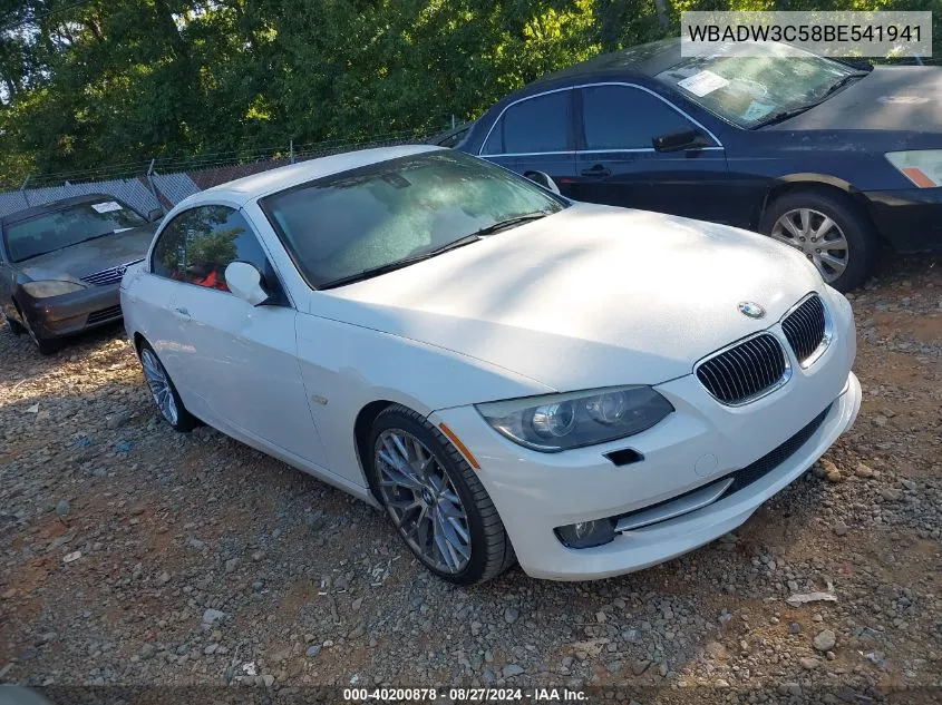 2011 BMW 328I VIN: WBADW3C58BE541941 Lot: 40200878