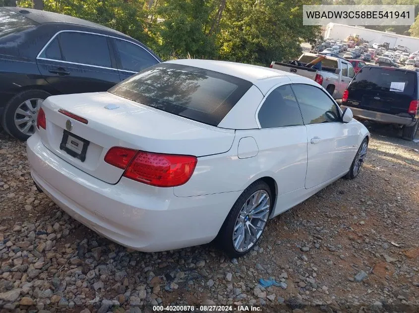 2011 BMW 328I VIN: WBADW3C58BE541941 Lot: 40200878