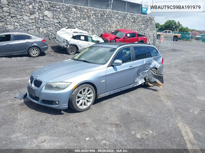 2011 BMW 328I VIN: WBAUT9C59BA191979 Lot: 40201956