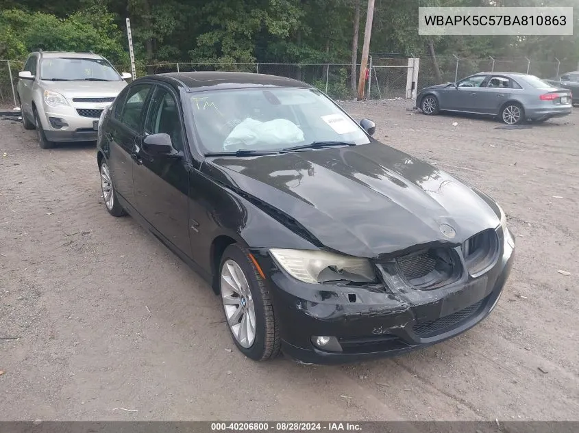 2011 BMW 328I xDrive VIN: WBAPK5C57BA810863 Lot: 40206800