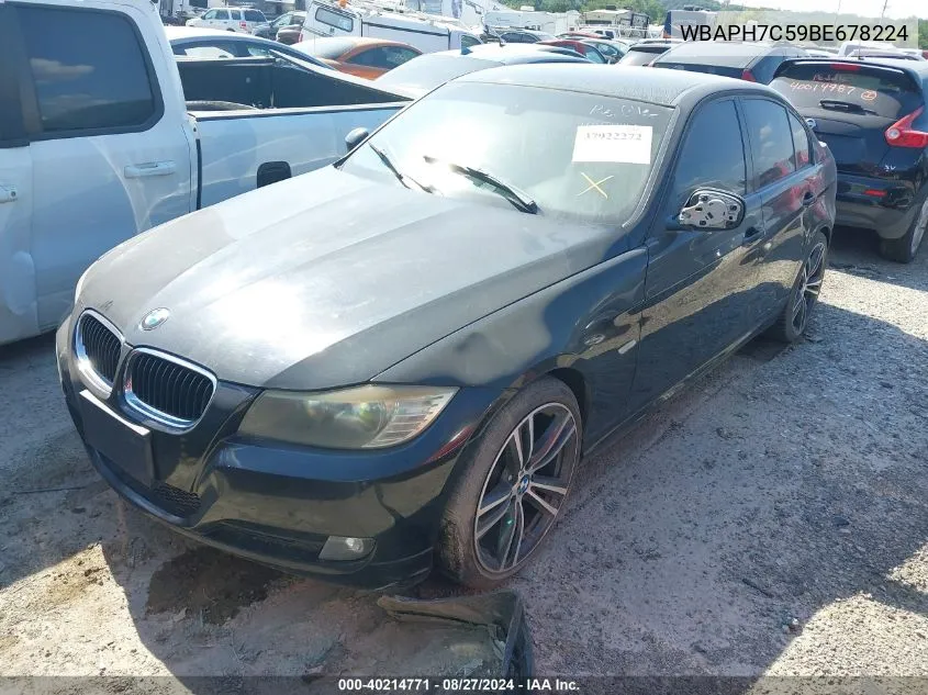 2011 BMW 328I VIN: WBAPH7C59BE678224 Lot: 40214771