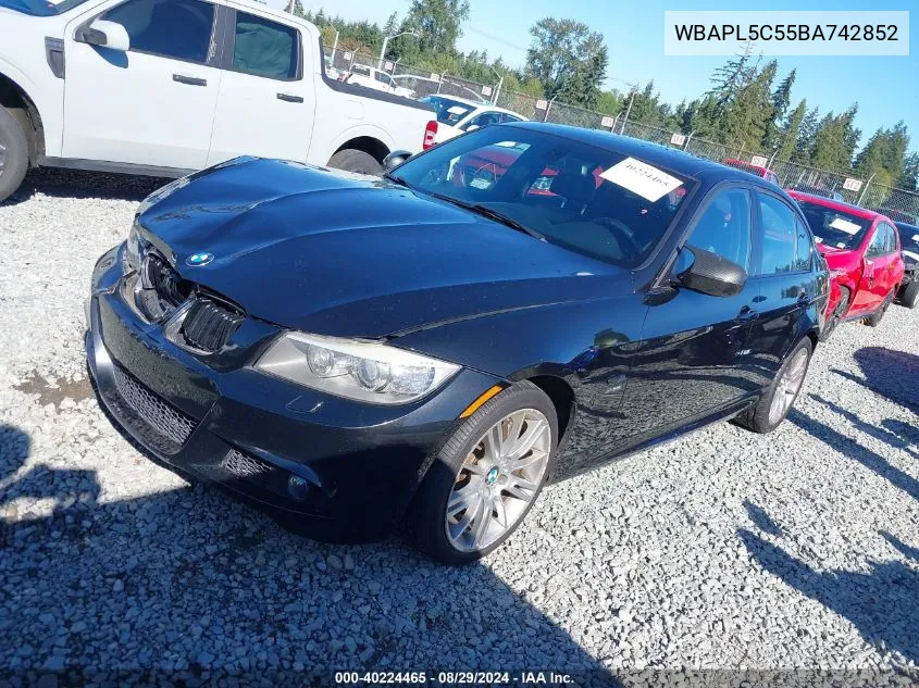 WBAPL5C55BA742852 2011 BMW 335I xDrive