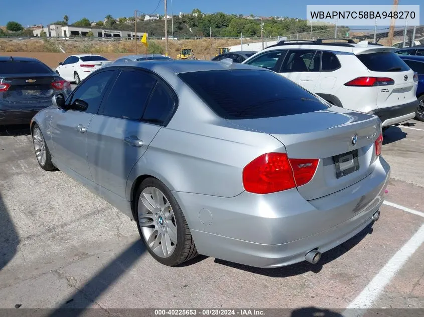 WBAPN7C58BA948270 2011 BMW 335D