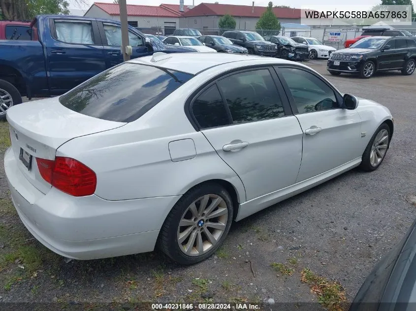 WBAPK5C58BA657863 2011 BMW 328 Xi Sulev