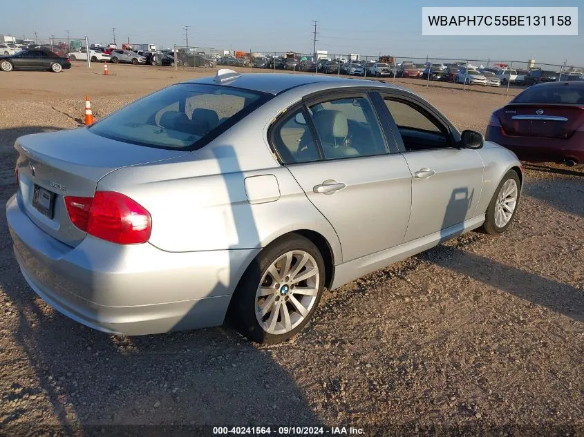 WBAPH7C55BE131158 2011 BMW 328I