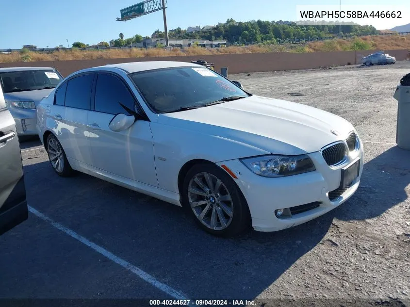 2011 BMW 328 I Sulev VIN: WBAPH5C58BA446662 Lot: 40244527