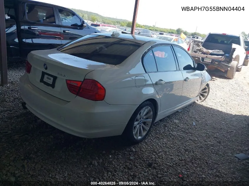 2011 BMW 328 I VIN: WBAPH7G55BNN04404 Lot: 40264825