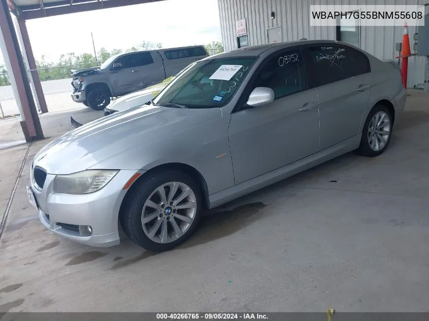 2011 BMW 328I VIN: WBAPH7G55BNM55608 Lot: 40266765