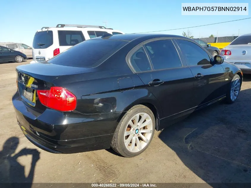 WBAPH7G57BNN02914 2011 BMW 328I