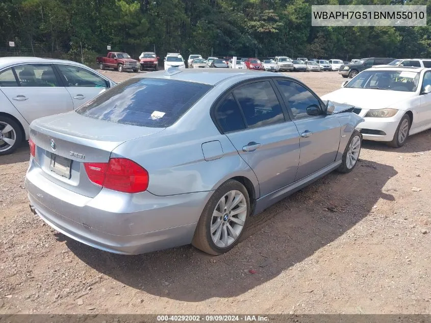 WBAPH7G51BNM55010 2011 BMW 328I