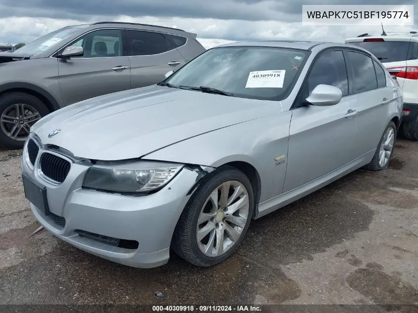 WBAPK7C51BF195774 2011 BMW 328I xDrive