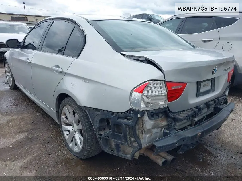 WBAPK7C51BF195774 2011 BMW 328I xDrive