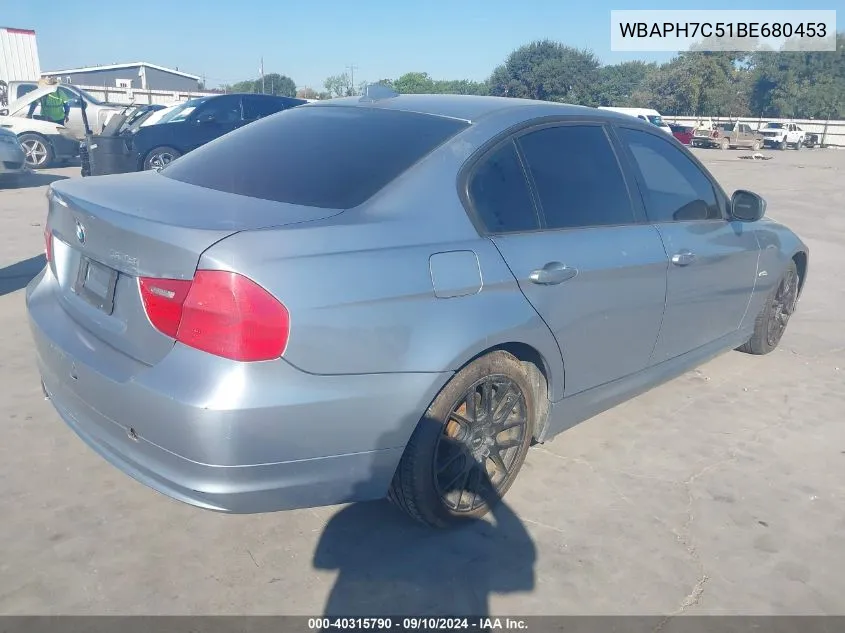 WBAPH7C51BE680453 2011 BMW 328I I