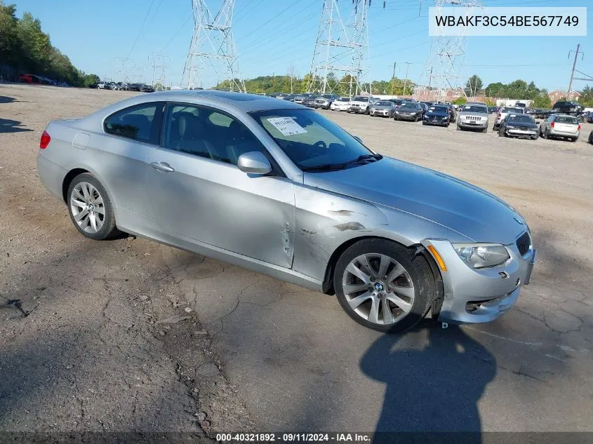 WBAKF3C54BE567749 2011 BMW 328I Xi