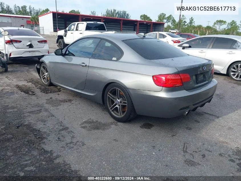 2011 BMW 335Is Is VIN: WBAKG1C52BE617713 Lot: 40322680