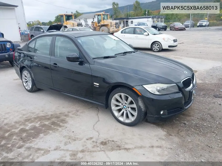 2011 BMW 328I xDrive VIN: WBAPK5C5XBA658013 Lot: 40326252