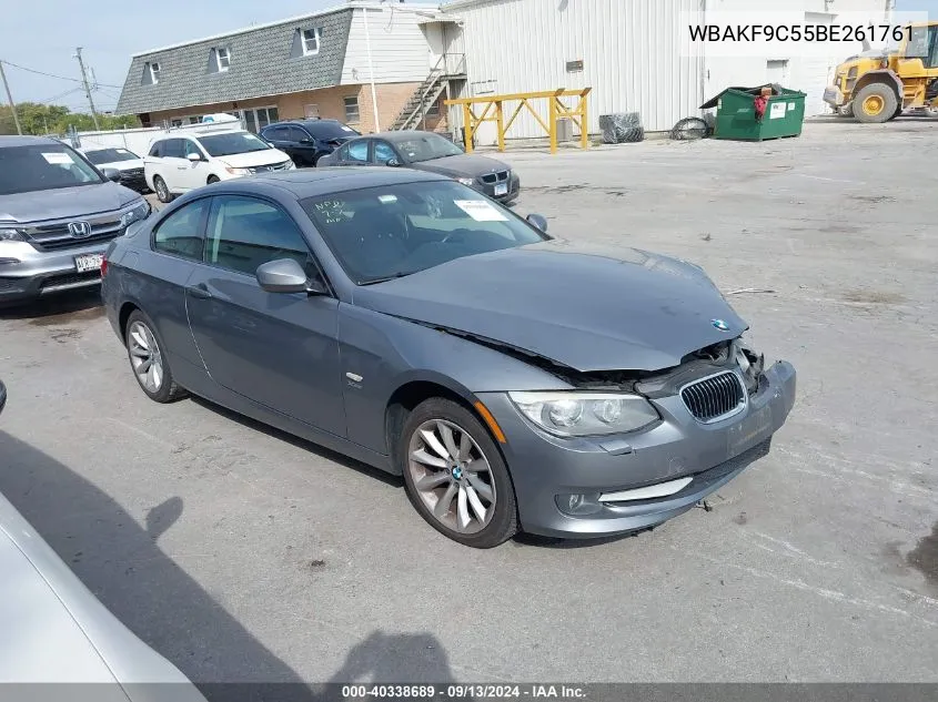 2011 BMW 335 Xi VIN: WBAKF9C55BE261761 Lot: 40338689