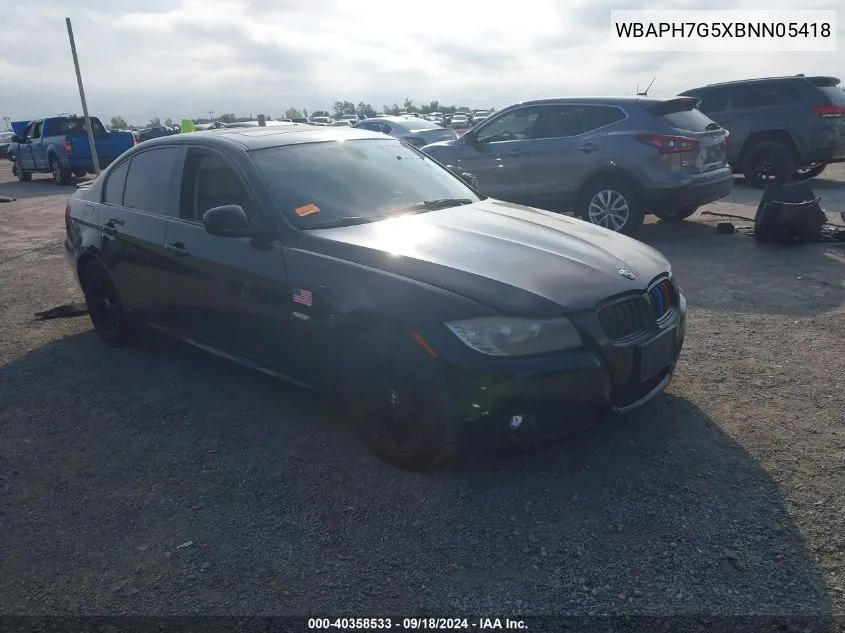 WBAPH7G5XBNN05418 2011 BMW 328I