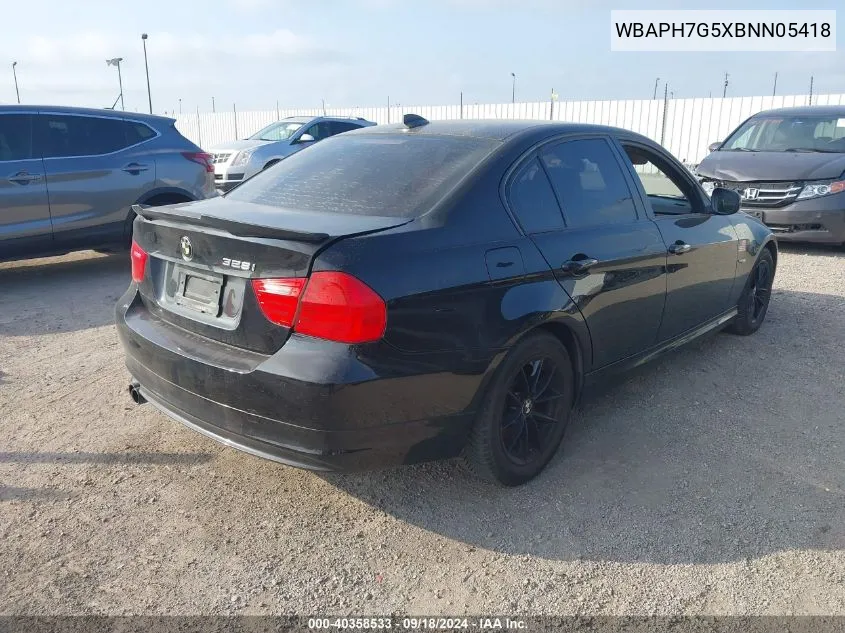 WBAPH7G5XBNN05418 2011 BMW 328I