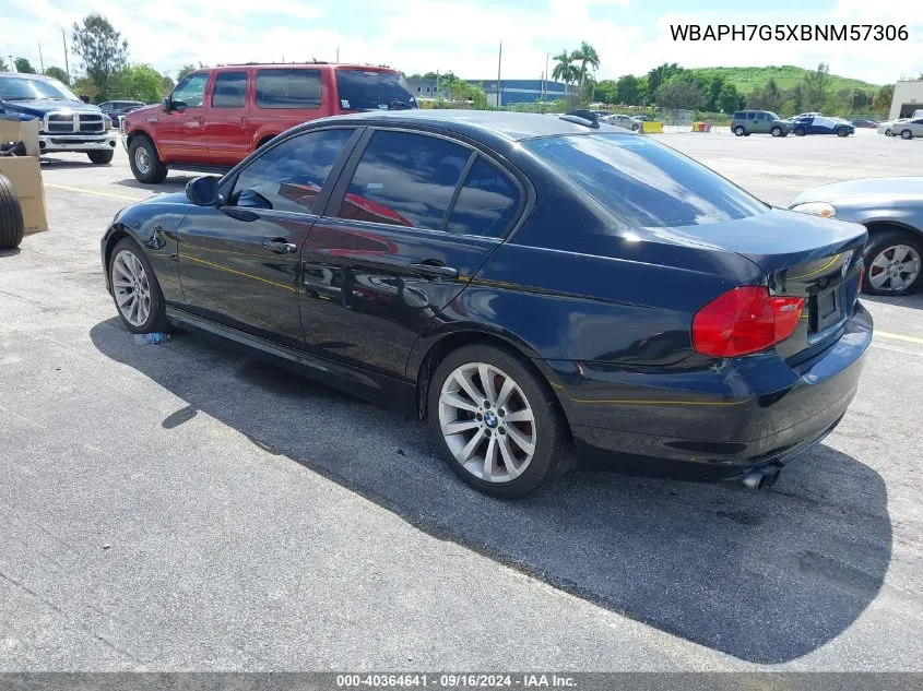 2011 BMW 328I VIN: WBAPH7G5XBNM57306 Lot: 40364641