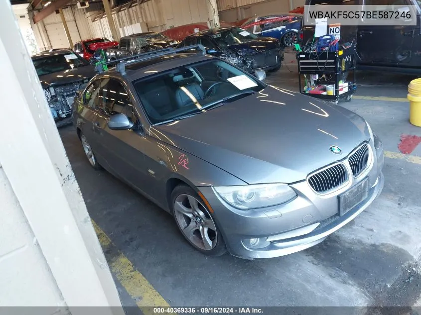 2011 BMW 328I xDrive VIN: WBAKF5C57BE587246 Lot: 40369336