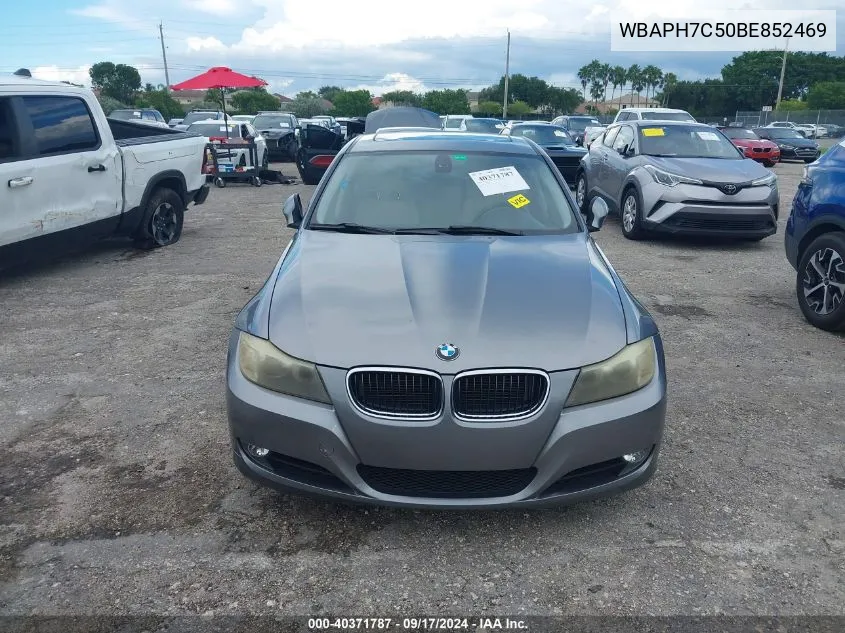 2011 BMW 328I VIN: WBAPH7C50BE852469 Lot: 40371787