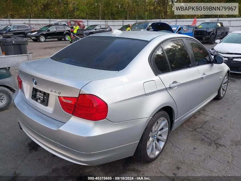 WBAPK5G59BNN79967 2011 BMW 328 Xi Sulev