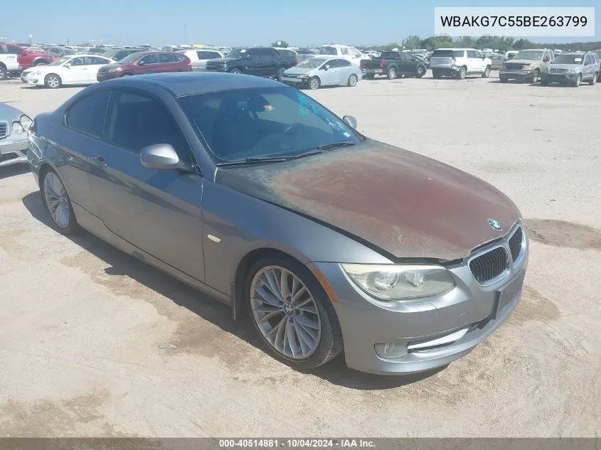 2011 BMW 335I VIN: WBAKG7C55BE263799 Lot: 40514881