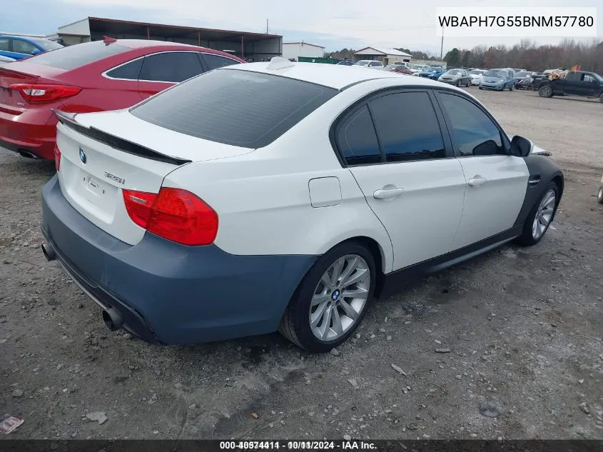 2011 BMW 328I VIN: WBAPH7G55BNM57780 Lot: 40574411