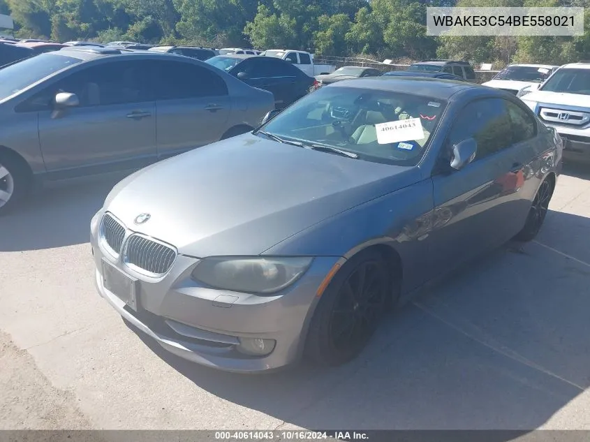 WBAKE3C54BE558021 2011 BMW 328I