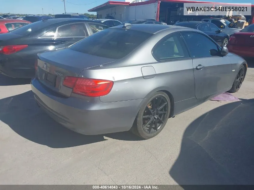 WBAKE3C54BE558021 2011 BMW 328I