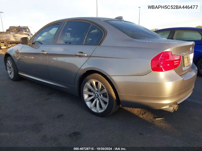 2011 BMW 328I VIN: WBAPH5C52BA446477 Lot: 40728715